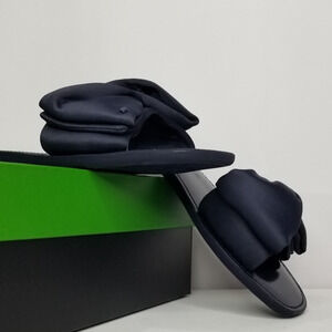 Kate Spade Women's Bikini Bow Slide Sandals Size 9.5 Blazer Blue NWT